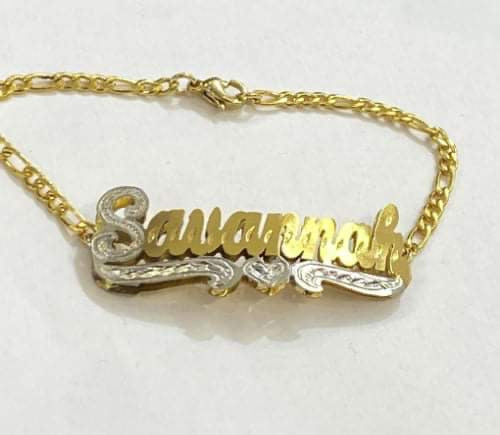 Gold plated bracelet